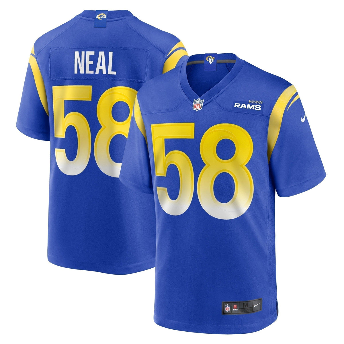 Eli Neal Los Angeles Rams  Game Jersey -  Royal