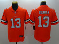 Men's Denver Broncos Trevor Siemian Orange Game Player Jersey