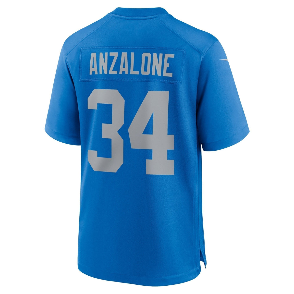Alex Anzalone Detroit Lions  Alternate Game Jersey -  Blue
