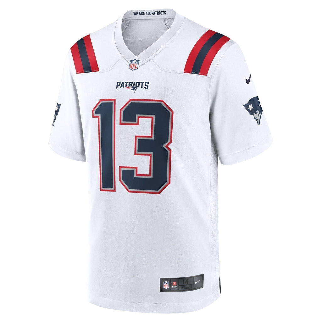 Jack Jones New England Patriots  Game   Jersey - White