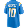LA.Chargers #10 Justin Herbert Powder Blue Player Game Jersey