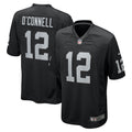Men's Las Vegas Raiders Aidan O'Connell  Black Team Game Jersey