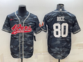 Men's San Francisco 49ers Jerry Rice Grey Camouflage Game Jersey Joint Edition