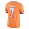 TB.Buccaneers #7 Bucky Irving Orange Alternate 2 Throwback Vapor F.U.S.E. Limited Jersey