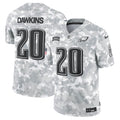 Brian Dawkins Philadelphia Eagles  2024 Salute to Service Retired   Limited Jersey - Arctic Camo