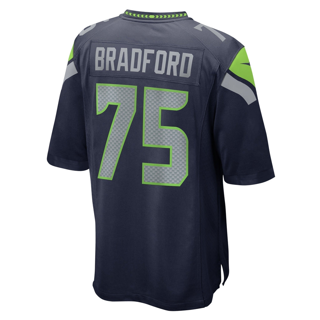 Anthony Bradford Seattle Seahawks   Game Jersey -  College Navy