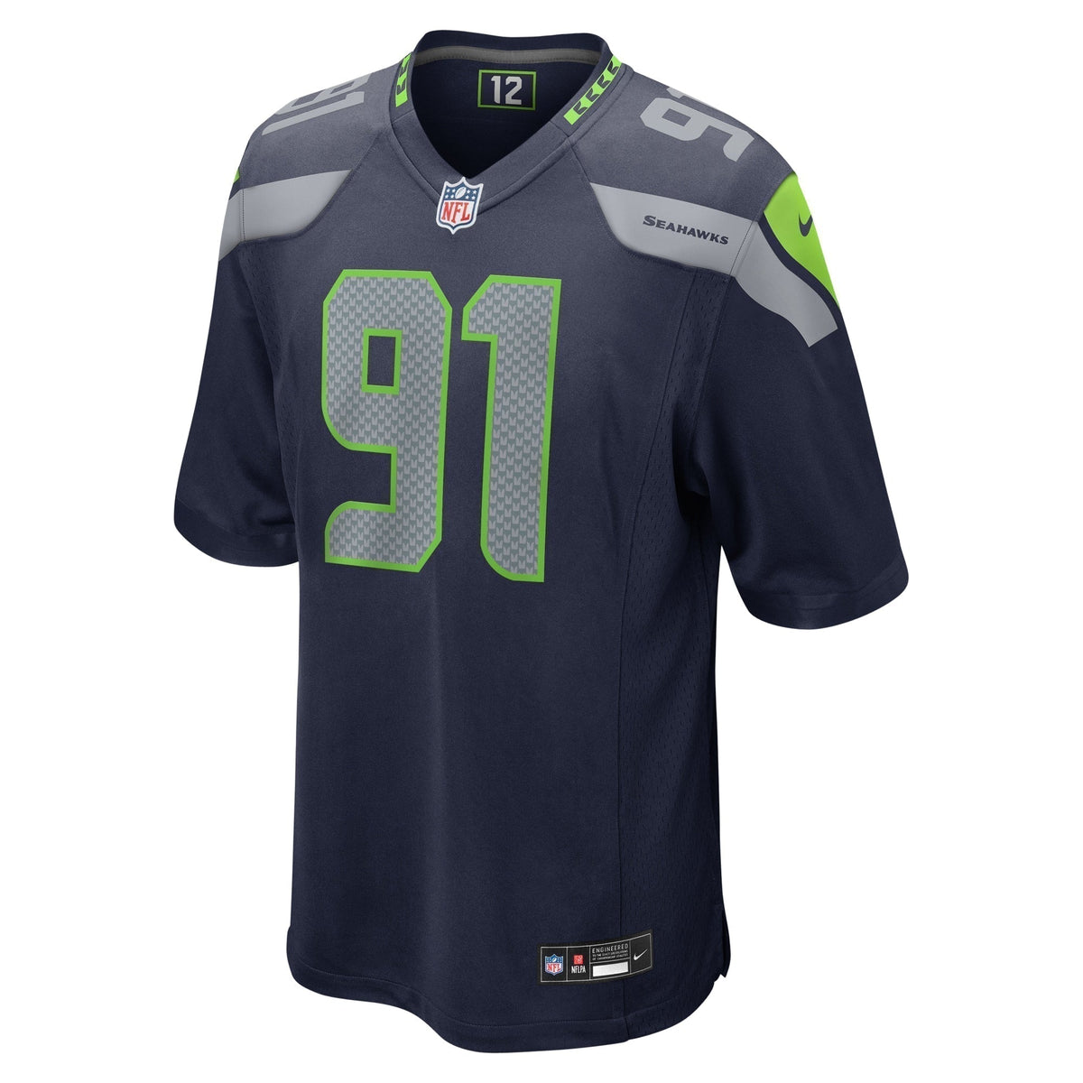 Byron Murphy II Seattle Seahawks     Game Jersey - College Navy