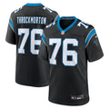 Calvin Throckmorton Carolina Panthers Team Game Jersey -  Black