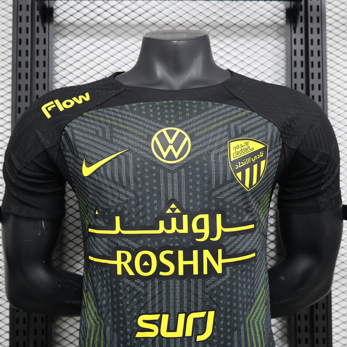2026 Jeddah Second Away Black Advertisement Version Player Jersey