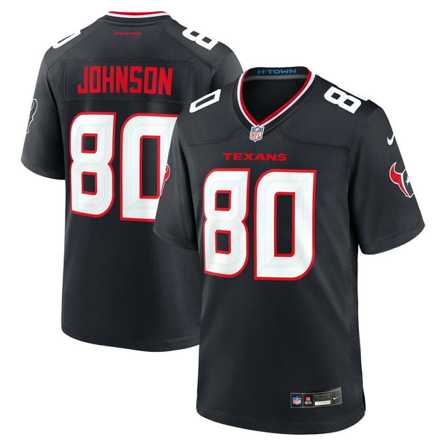 Men's  Andre Johnson Navy Houston Texans Team Retired Player Game Jersey