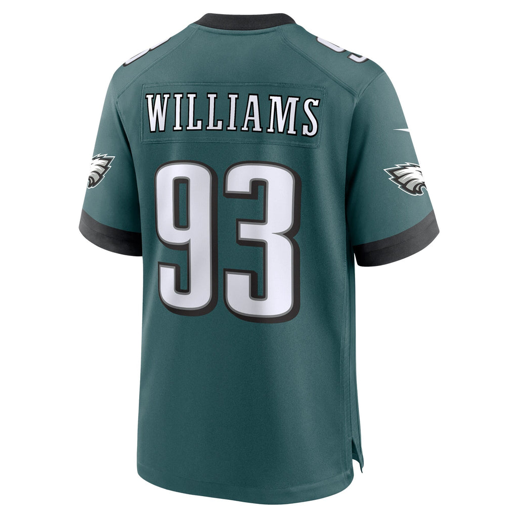 Milton Williams Philadelphia Eagles  Team Game Jersey - Midnight Green