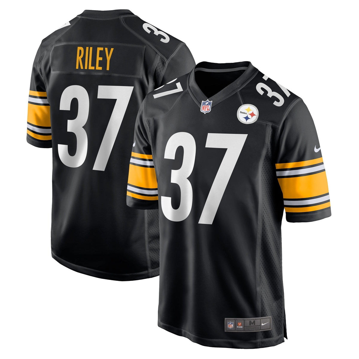 Elijah Riley Pittsburgh Steelers  Game   Jersey - Black