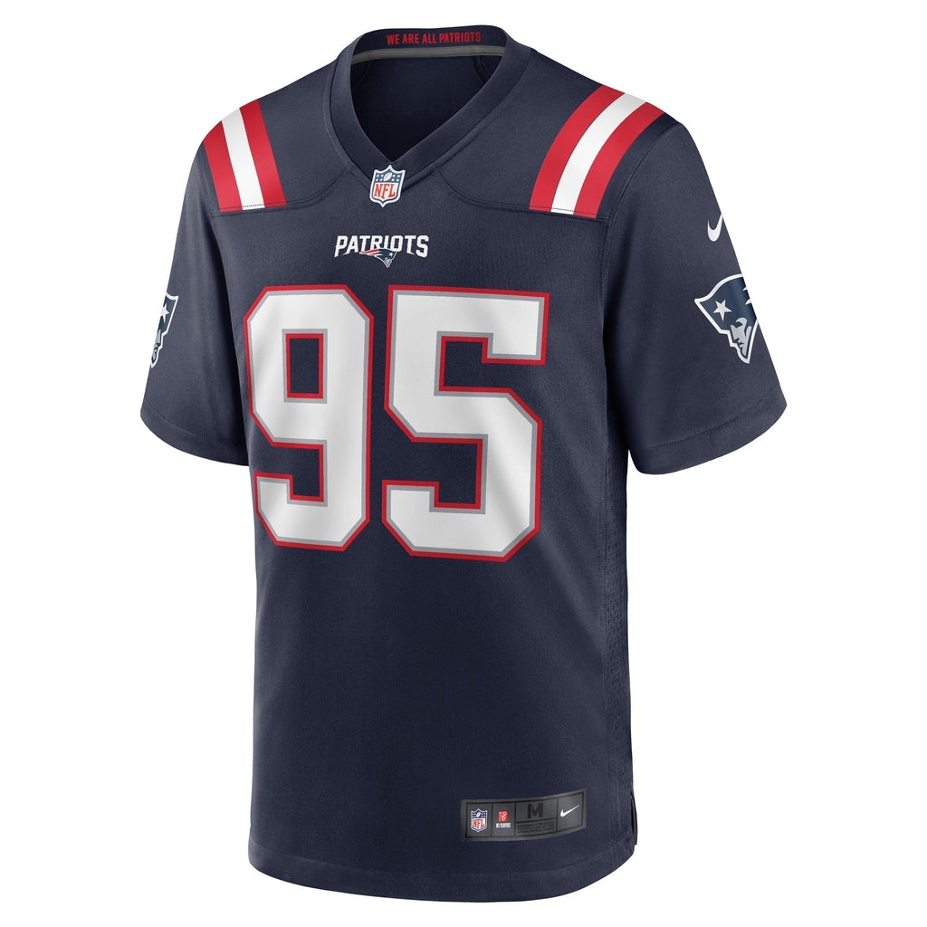 Daniel Ekuale New England Patriots  Game   Jersey - Navy