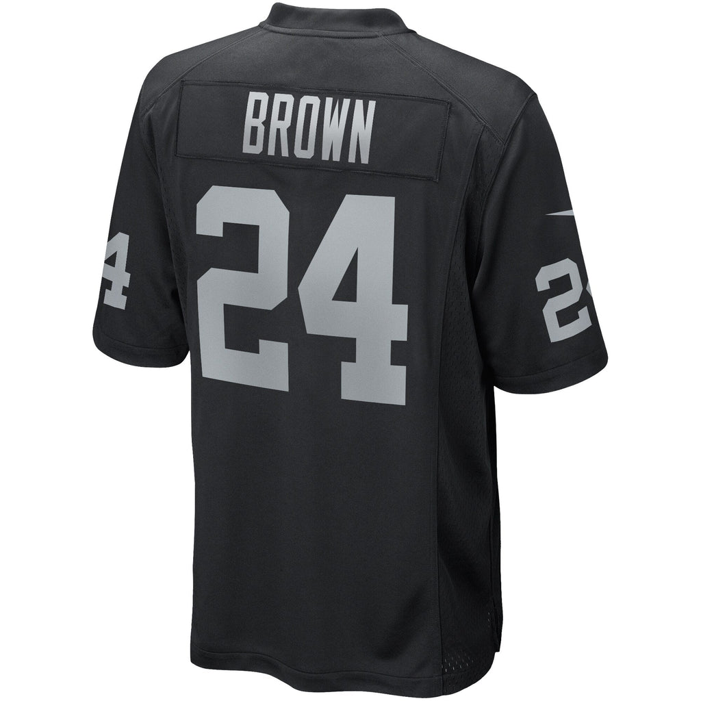 Willie Brown Las Vegas Raiders  Game Retired   Jersey - Black