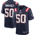 Chase Winovich New England Patriots  Game   Jersey - Navy