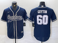 Men's Dallas Cowboys Tyler Guyton Navy Game Jersey