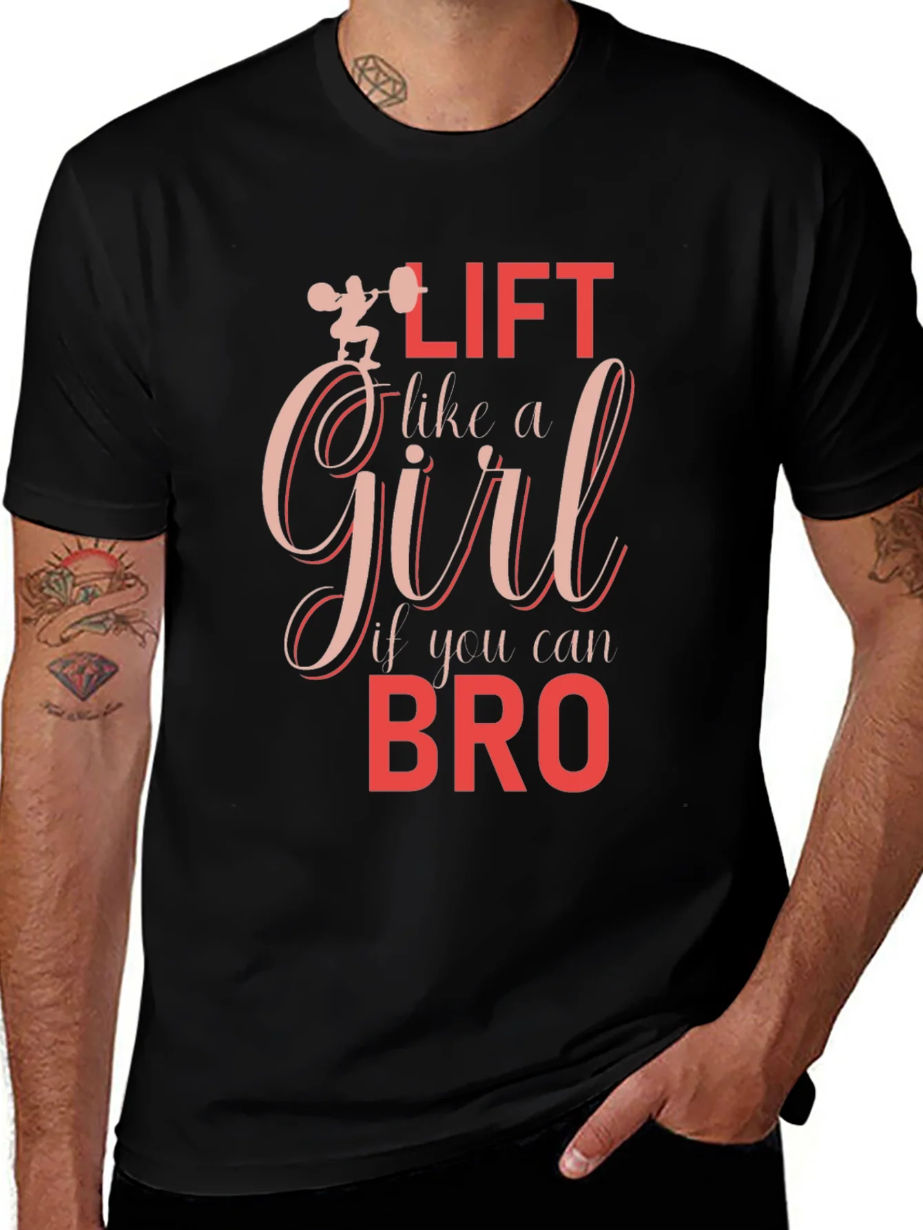 Lift Like A Girl T-Shirt - Funny Workout Tee