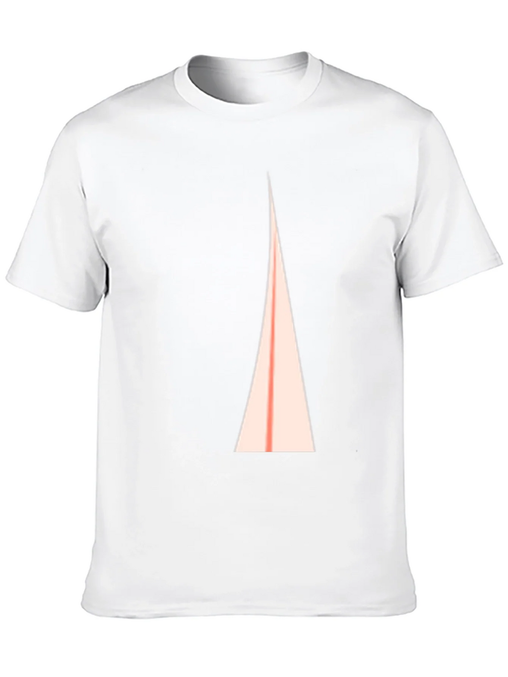 Abstract Triangle Graphic Tee - Modern Casual Shirt