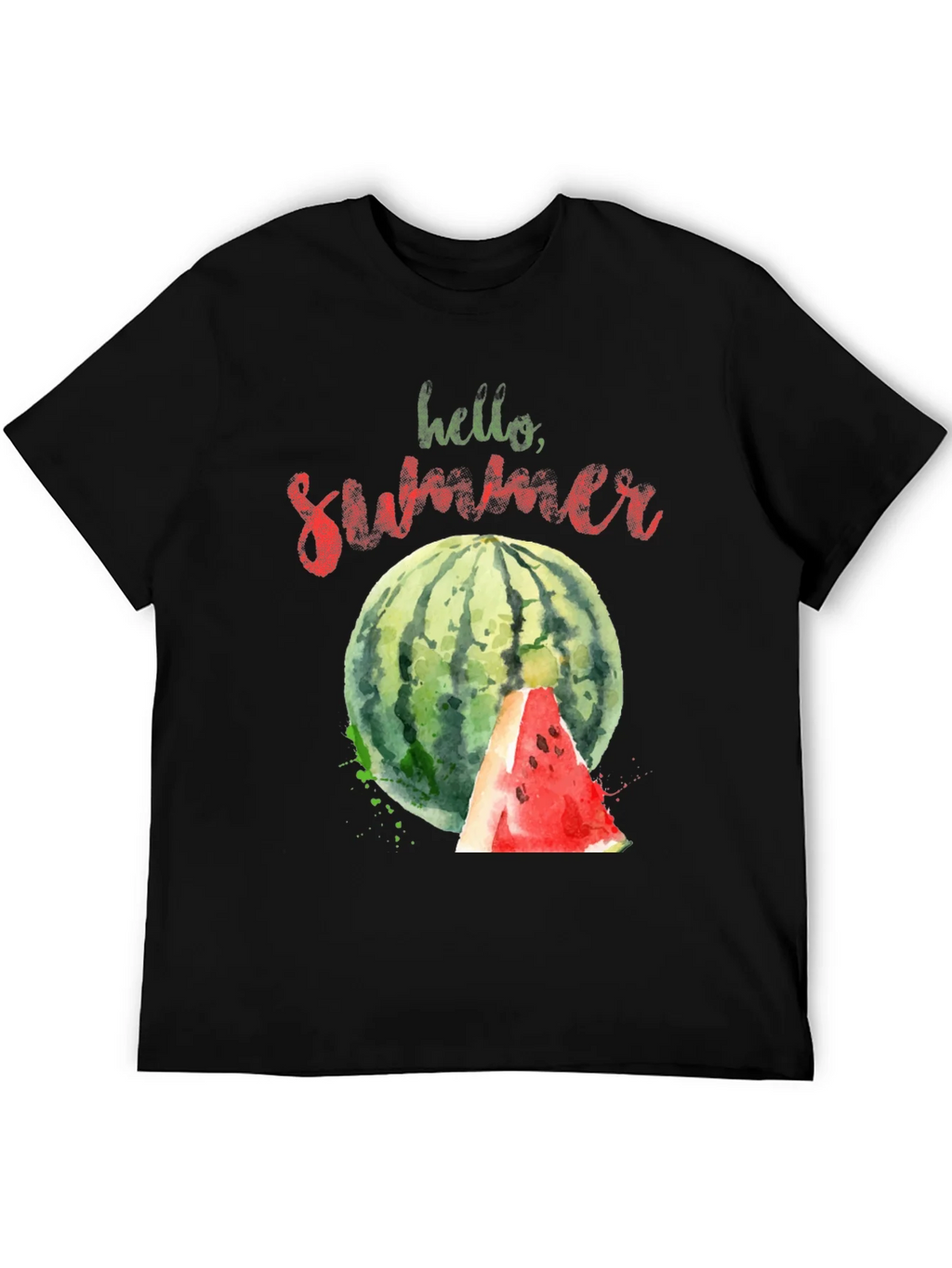 Hello Summer Watermelon Graphic Tee