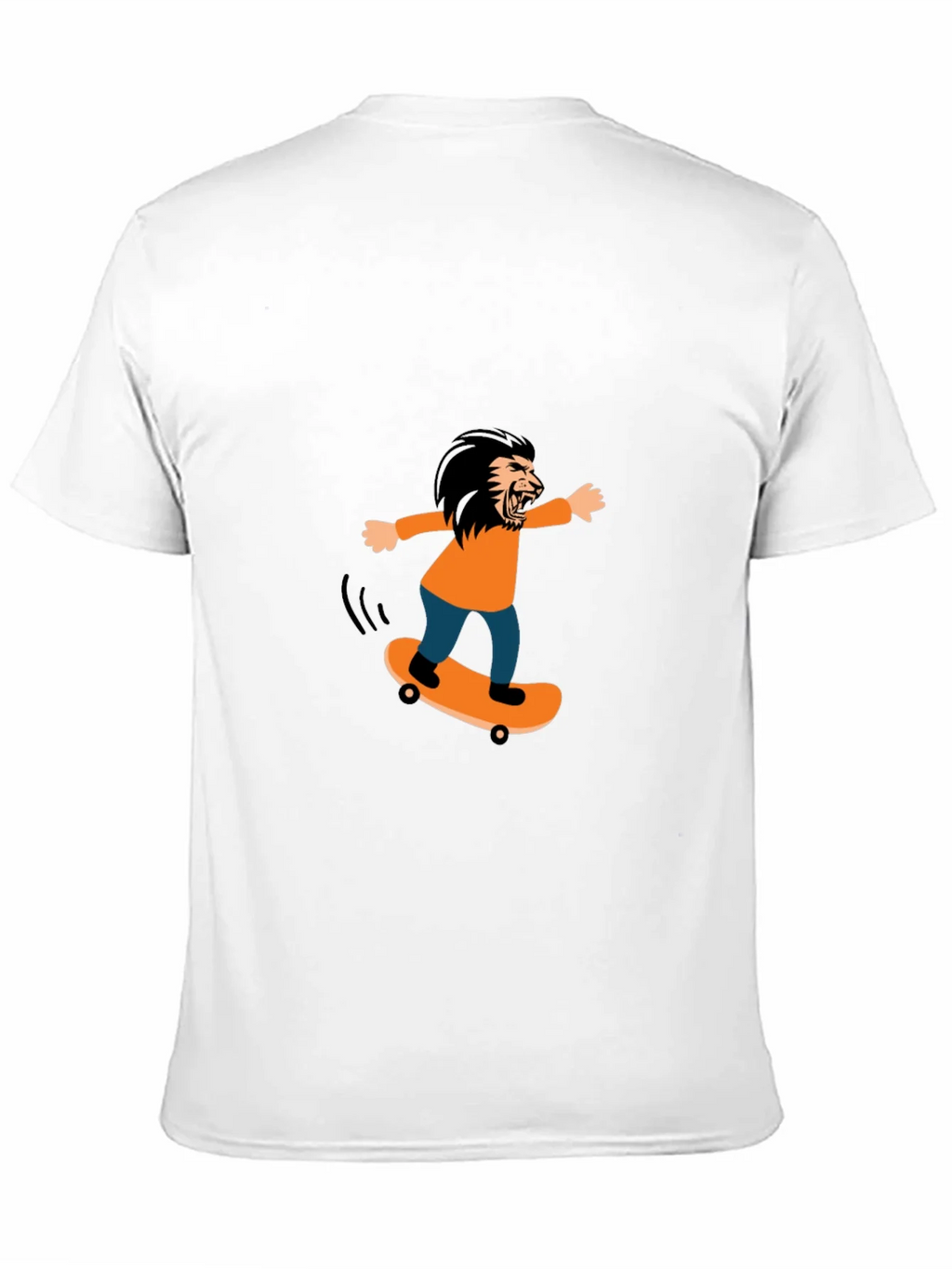 Skateboarding Lion Graphic Tee