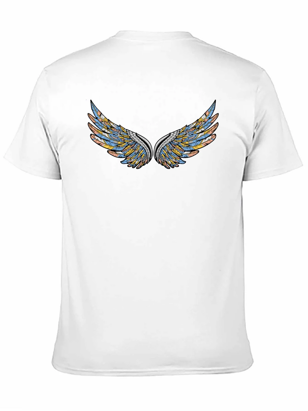Wings Graphic Black T-Shirt