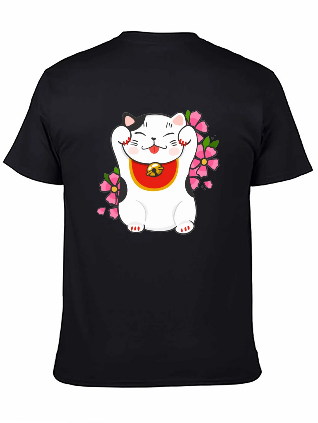 Lucky Cat T-Shirt - Trendy Graphic Tee