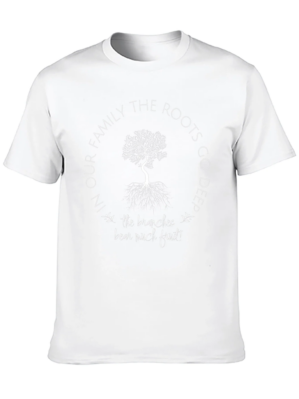 Family Roots Tree Graphic T-Shirt - Deeply Rooted Design