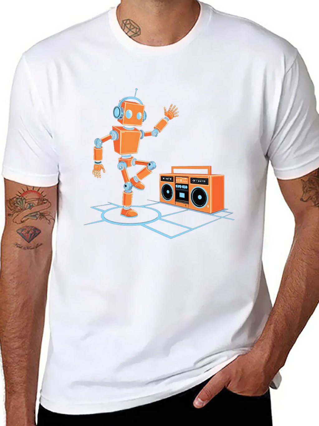 Dancing Robot Graphic Tee