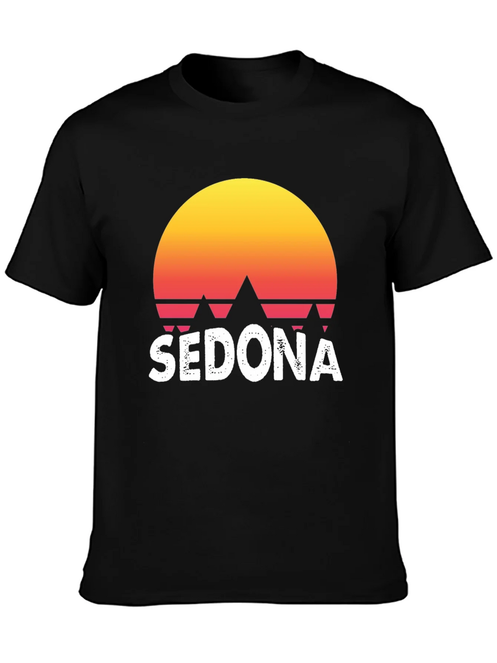 Sedona Sunset Graphic Tee - Retro Style