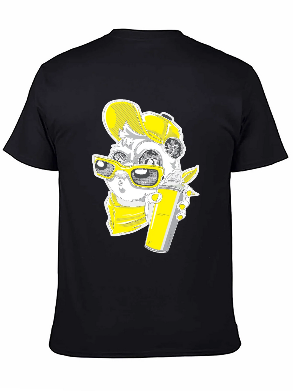 Graffiti Panda Graphic Tee - Urban Style