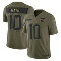 New England Patriots Drake Maye  2025 Salute To Service NFL Limited Jersey