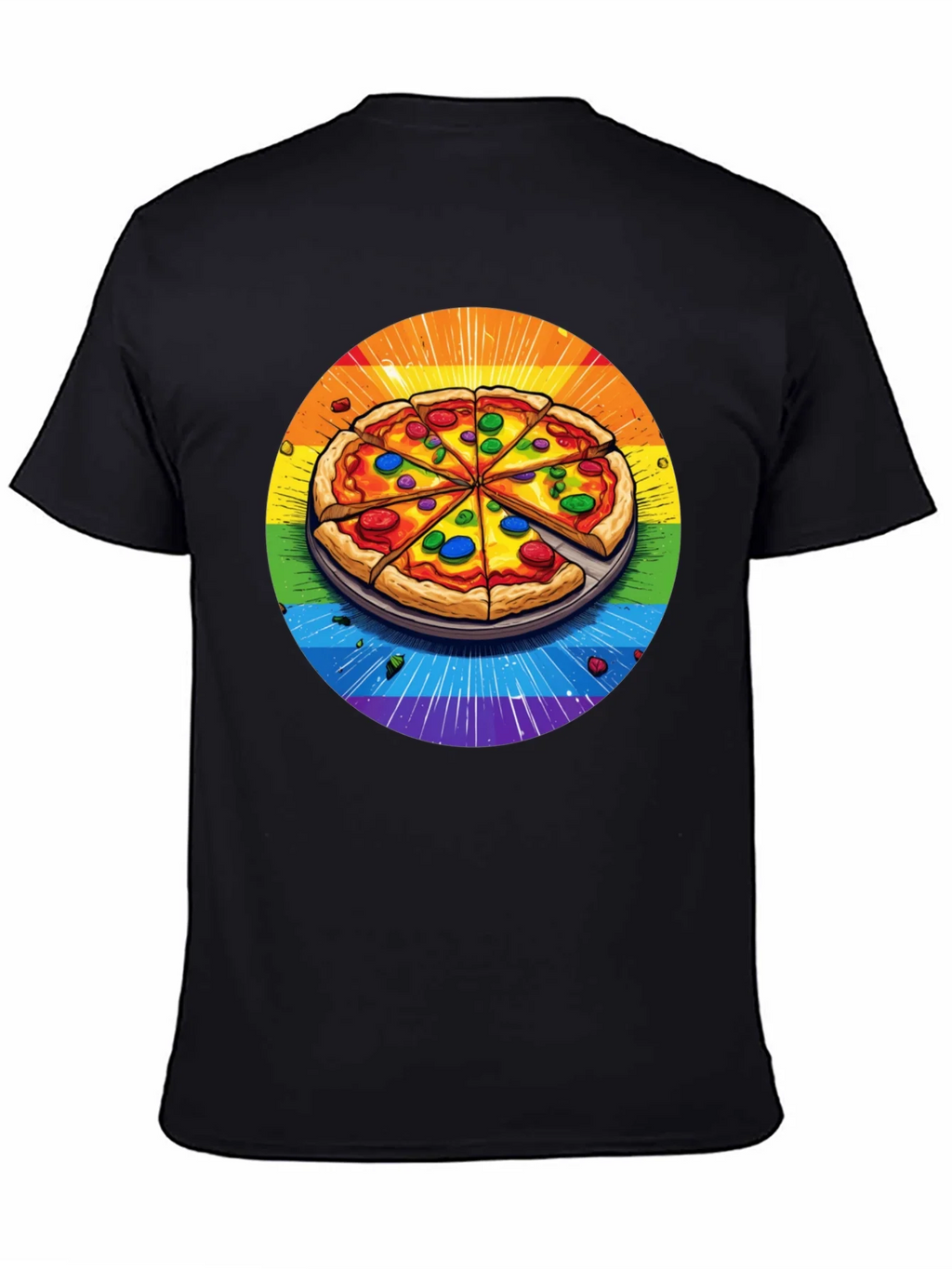 Rainbow Pizza T-Shirt