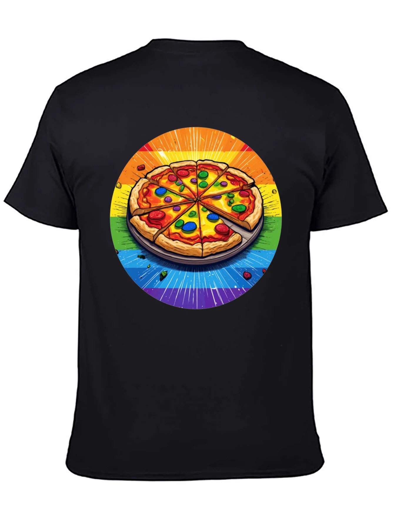 Rainbow Pizza T-Shirt