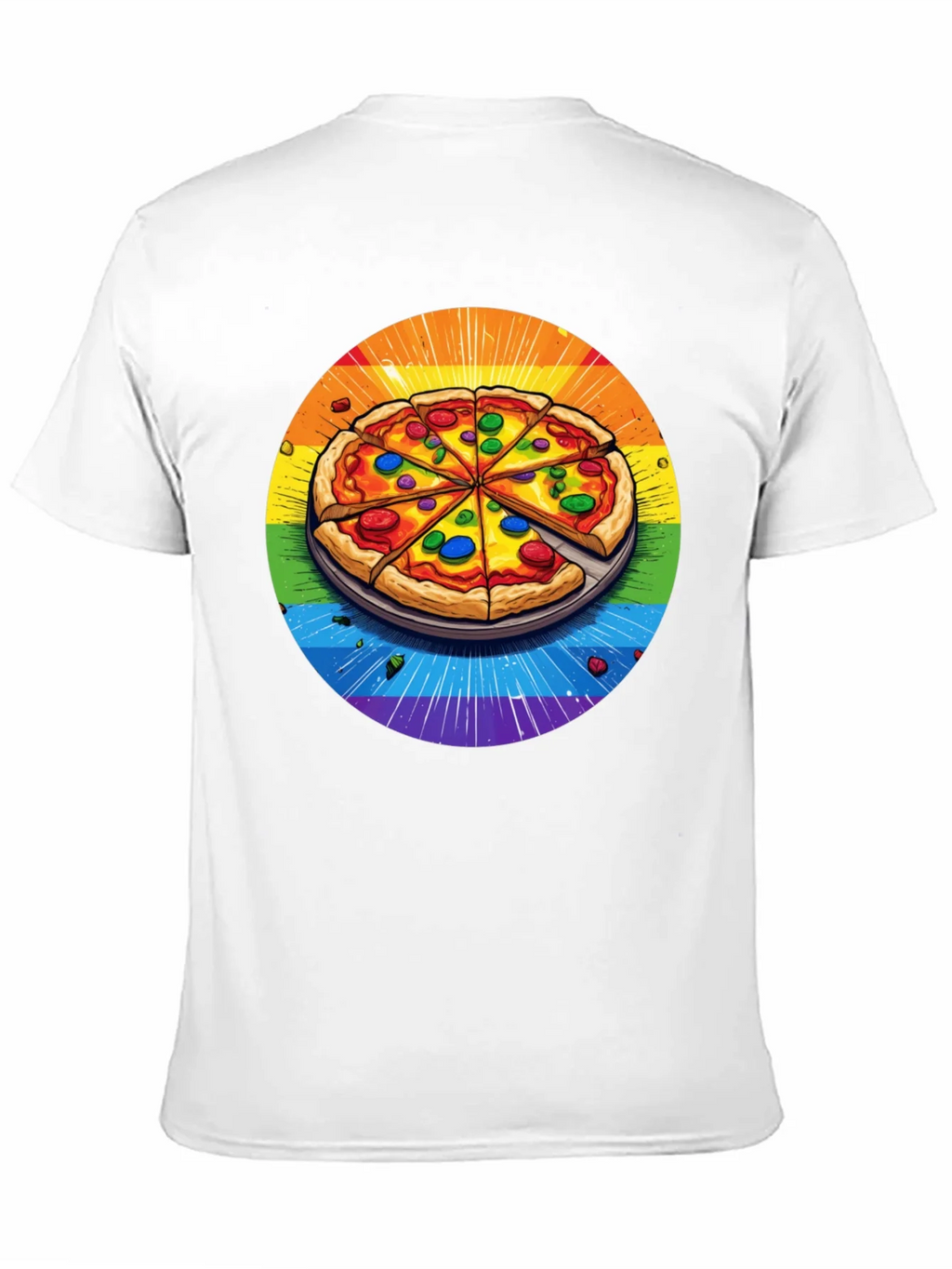 Rainbow Pizza T-Shirt