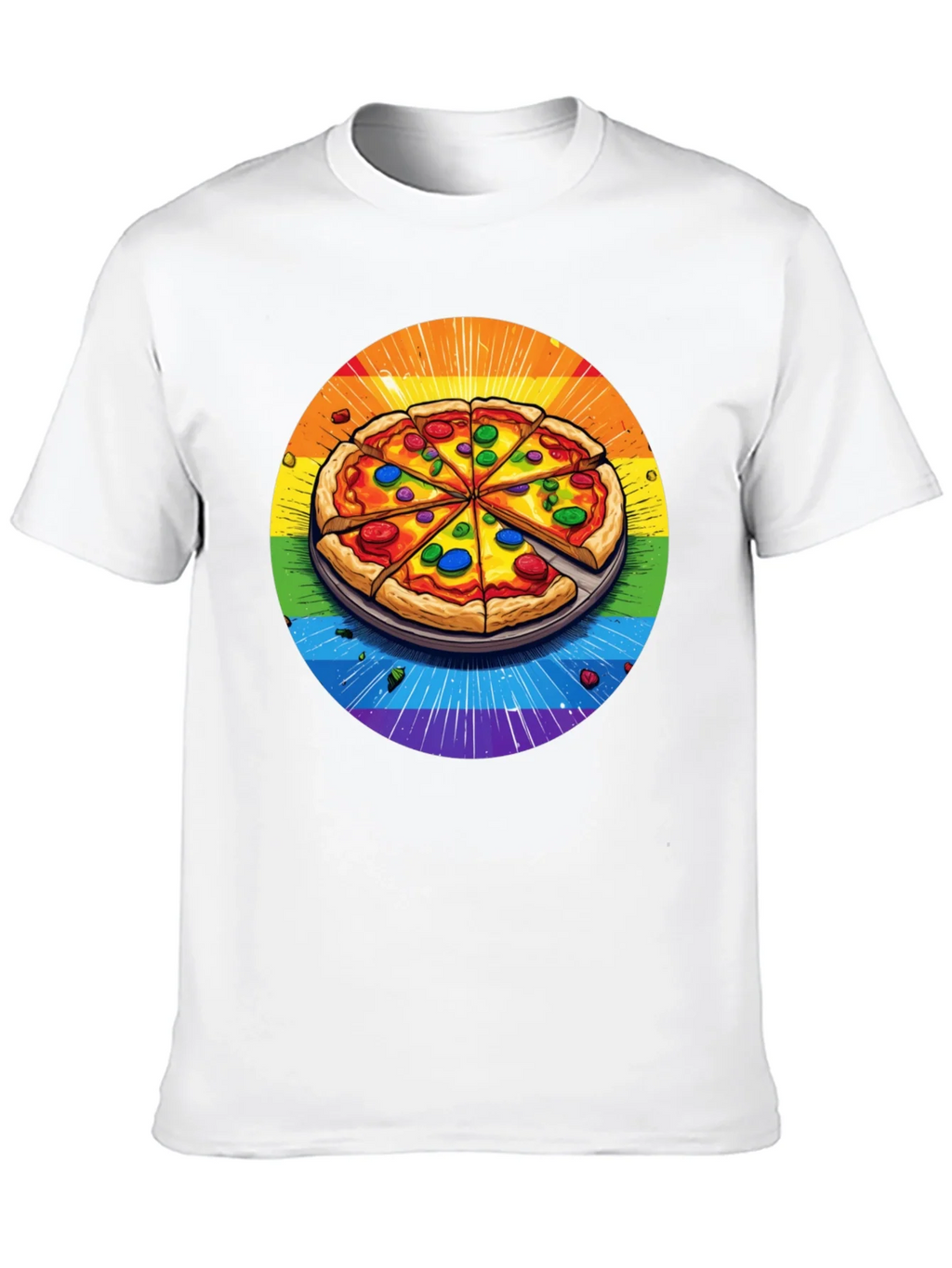Rainbow Pizza T-Shirt