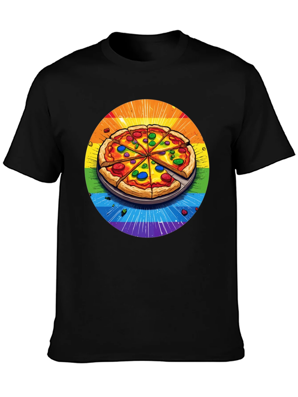 Rainbow Pizza T-Shirt