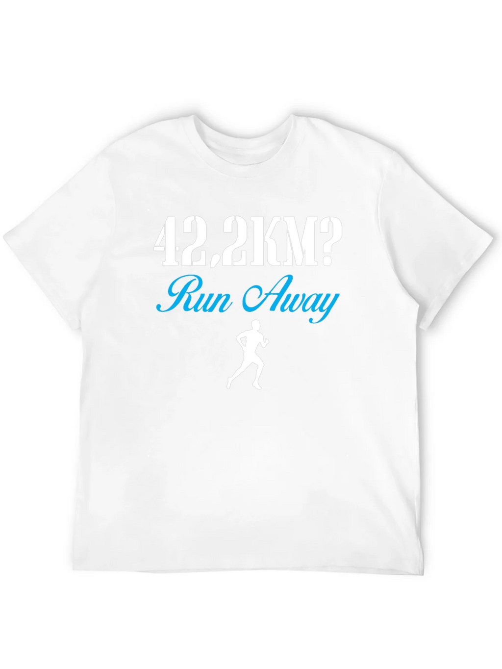 42.2KM Run Away Funny Marathon Runner T-Shirt