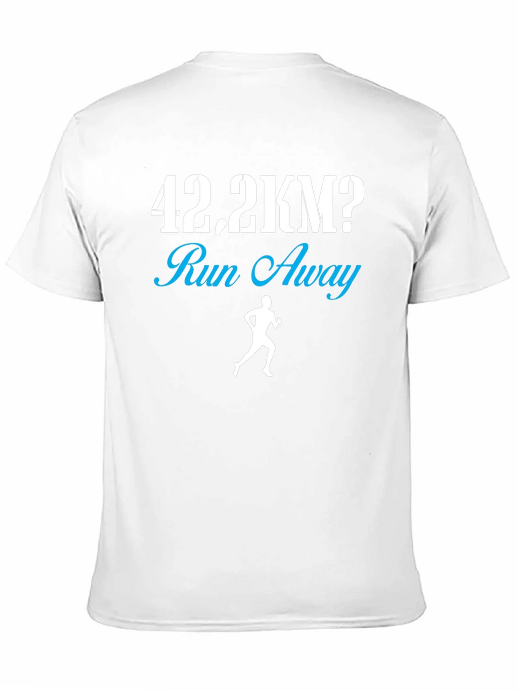 42.2KM Run Away Funny Marathon Runner T-Shirt