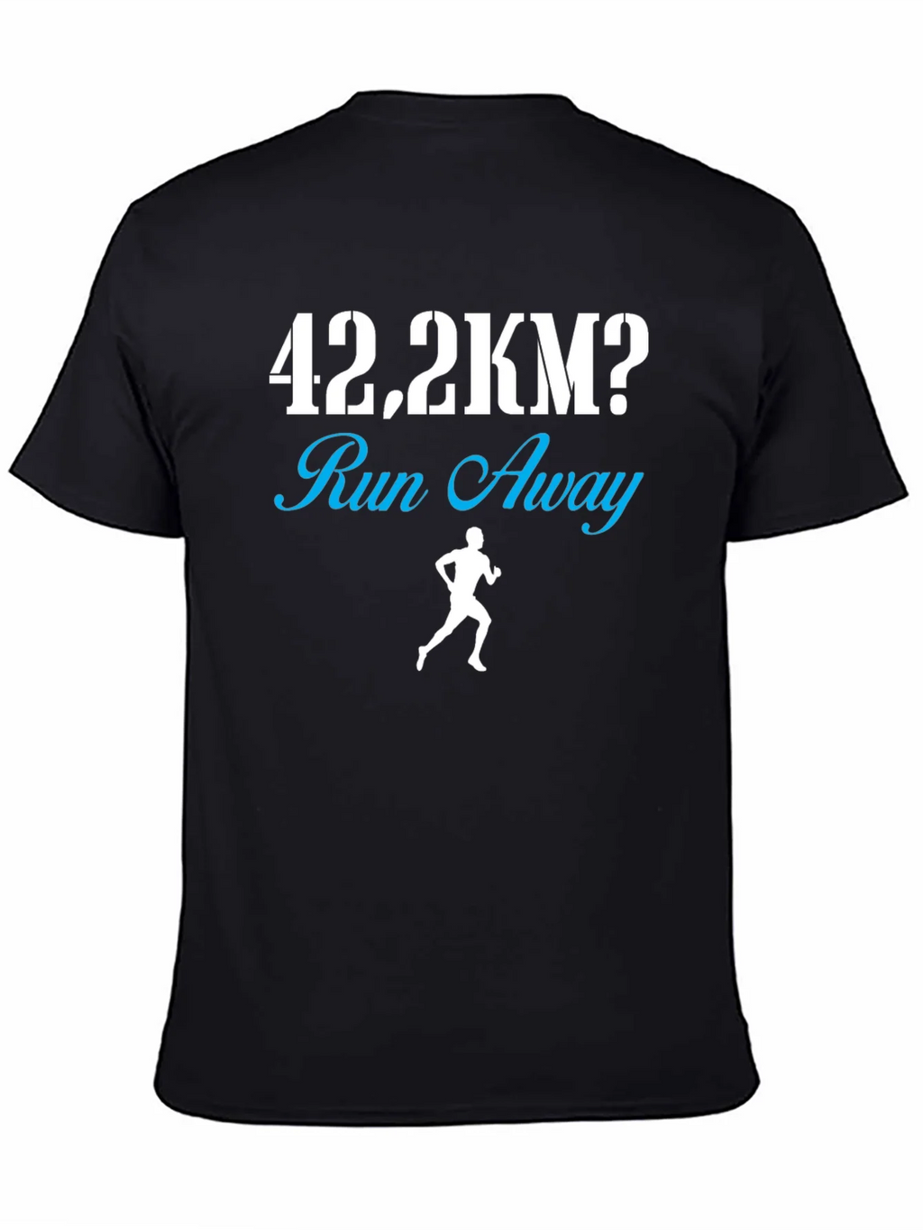 42.2KM Run Away Funny Marathon Runner T-Shirt
