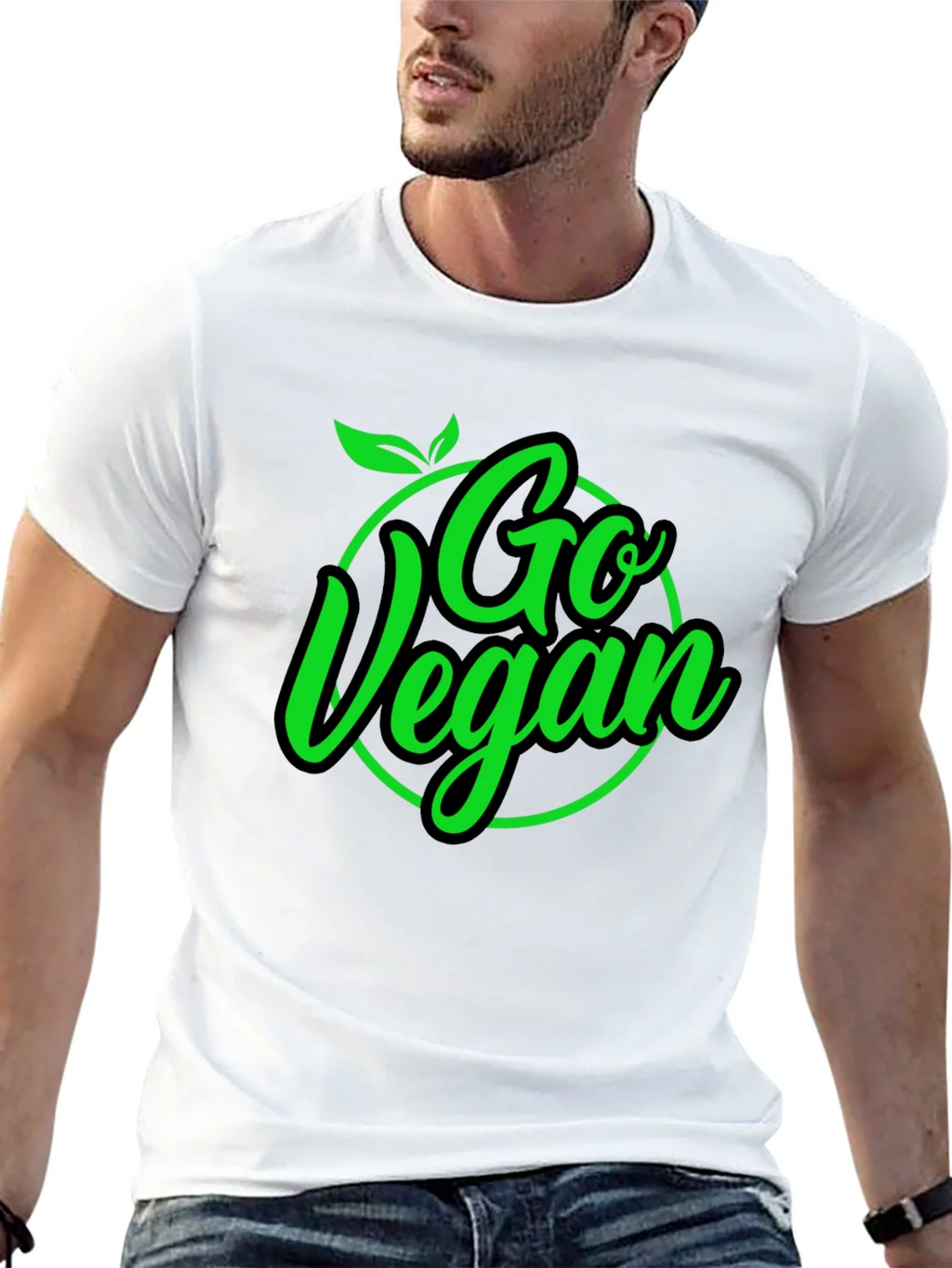 Go Vegan Black T-Shirt