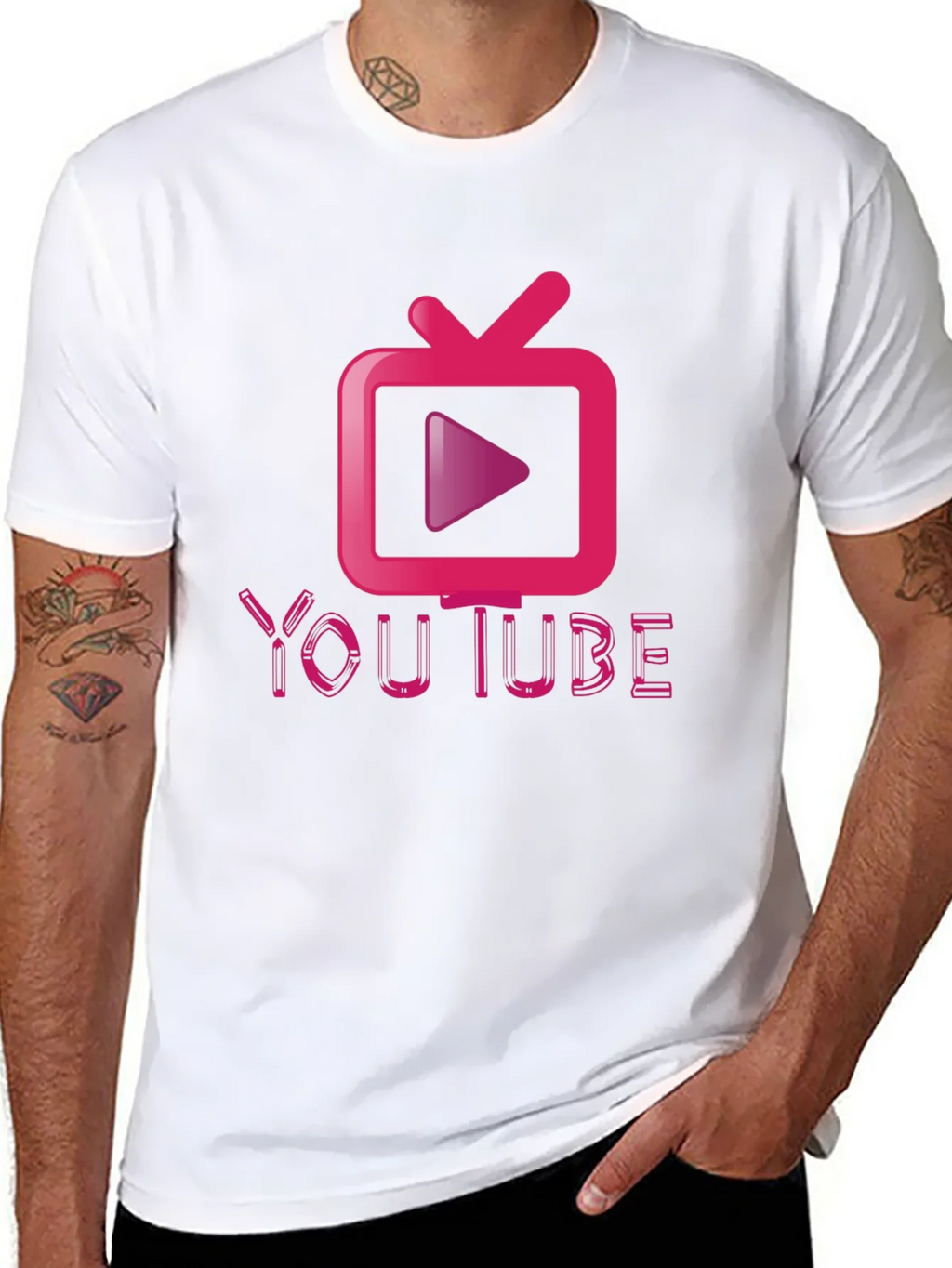 YouTube Inspired Graphic Tee