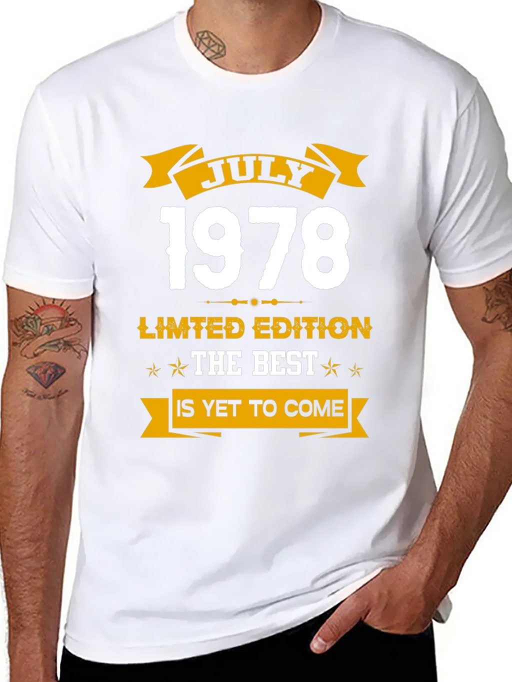 July 1978 Limited Edition Birthday T-Shirt
