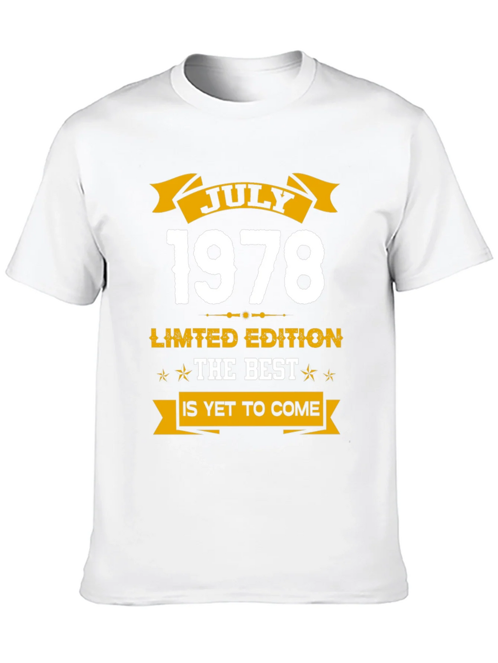 July 1978 Limited Edition Birthday T-Shirt