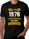 July 1978 Limited Edition Birthday T-Shirt