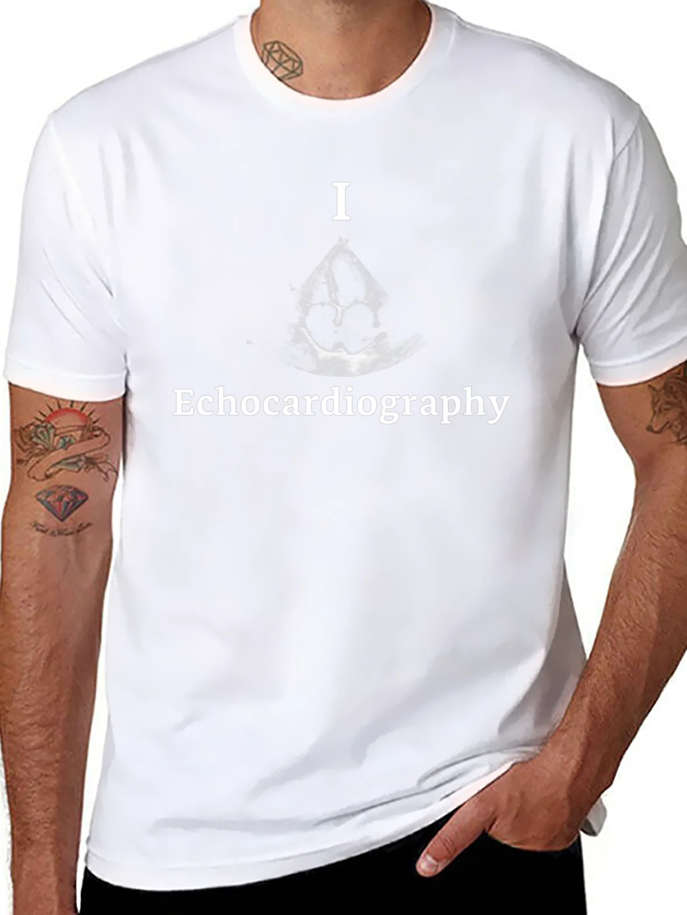 I Heart Echo T-Shirt - Medical Sonography Gift